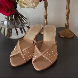 Dolce Vita Maisha Peep Toe Mule Heels